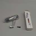 Ear and Nose Hair Trimmer Clipper - 2025 Professional Painless Eyebrow & Facial Hair Trimmer for Men Women, Battery-Operated Trimmer with IPX7 Waterproof, Dual Edge Blades for Easy Cleansing Black