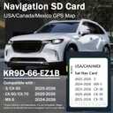 Upgraded Navigation SD Card - KR9D66EZ1B, GPS SD Map Card Compatible with 2025-2026 CX-50/3 / CX-30 / CX-70, 2024-2026 MX-5, USA/CAN/MEX Maps