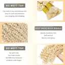 Blonde Human Braiding Hair 20 Inch 613 Blonde Deep Wave Boho Braids Human Hair 100g 2 Bundles/Pack No Weft Braiding Human Hair