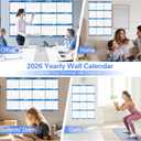 32" x 48" 2026 Wall Calendar Erasable Starry Sky, Wet & Dry Erase Large Laminated Annual Yearly Planner - 12 Month Horizontal/Vertical Calendar January to December for Easy Planning, Organizing