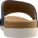 Spenco Women's Dawn Mule (8 Wide,  Blue Ostrich)