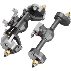 SCX24 Diamond Shape Portal Axle for 1/24 Axial SCX24 C10 90081 AXI00002 AX24 Ford Bronco AXI00005 RC Crawler Metal Upgrade (Gray)