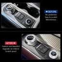 PIFOOG Bling Accessories Fit for Ford Explorer 2024 2023 2022 2021 2020 Volume PNRD Gear Shift Drive Mode Knob Covers Decals Car Interior Decor Trim Stickers Crystal Zinc Alloy 4Pcs