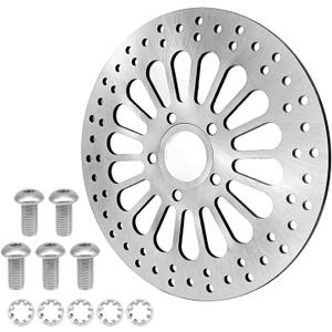 1 Piece 11.5''Rear Brake Rotor for Harley Davidson Touring Sportster Dyna and Early Super Glide Softail Great Rear Brake Rotors No Vibration brake rotors for harley davidson