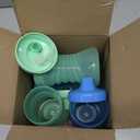 NUK Fun Grips Hard Spout Sippy Cup, 10 oz. | Easy to Hold, BPA Free, Spill Proof Toddler Cup, 4pk (Blue/Green)