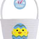 Easter Basket, Easter Basket Essentials Baskets for Kids, Empty Bunny Egg Baskets for Boys, Girls, Toddler, Babies, Infant Gifts Basket Chick