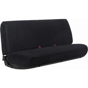 Leader Accessories Front Solid Bench Seat Cover Universal Fits Ford, Chevrolet, Dodge, and Full Size Pickup Trucks Black Leader Accessories Front Solid Bench Seat Cover Universal Fits Ford, Chevrolet, Dodge, and Full Size Pickup Trucks Black