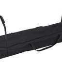 Klmnop 83" L x 12" W Tent Pole Bag for Party Tent, Heavy Duty 800D Oxford Tent Poles Long Storage Bag with Padded Handles, Double Zipper Portable Case for for Tents Poles, Top Covers(Black)