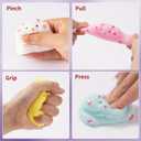 4 x 4Pcs Taba Hamster Squishy Stress Relief Toys, Cute Kawaii Animal Fidget Toys with Cheese Accessory, Handmade Sensory Squishies for Anxiety Relief, Kids & Adults, Classroom Prizes, Party Favors, Gifts