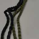 2 Pcs Heavy Duty Lanyard, Heavy Duty Lanyards for ID Badges 550 Parachute Cord with HK Hook, Necklace Keychain Holder for Work & Outdoor