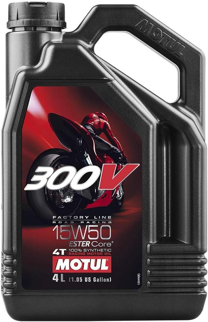 Motul 300V 4T Competition Synthetic Oil 15W50 4L. 836241/101363