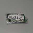 Kickdown Door Stopper 4 Inches - 2 Packs One Touch Adjustable Height Door Stop for The Bottom of Door Aluminum Alloy Metal Door Stopper with Rubber Tip & Wall Protectors for Wide Doors Satin Nickel