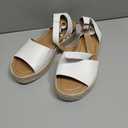 Espadrille Sandals Women Dressy Summer Platform Ankle Buckle Sandals Summer Beach Shoes Open Toe Orthopedic Wide Width Wedge Sandal Comfortable Flat Open Band D, 10