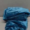 MIULEE Velvet Throw Pillow Covers Set of 2, Soft Neutral Decorative Pillow Cases with Luxurious Textured Vintage Cushion Covers for Home Decor Couch Sofa Bed,Teal Blue 18x18 inch