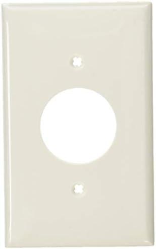 Leviton 80704-W Wall Plates 1 Button 3.5 cm Pack of 25 White