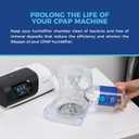 Snugell Distilled Water for CPAP Machines, Travel Size Bottles (12-Pack, 12 oz Each)  Up to 15 Days Supply  Clean, Multi-Use, Travel-Friendly, Made in USA