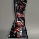 3 x Purse Strap, Jacquard Embroidered 2" Wide Soft Cotton & Leather Ends Purse Straps Replacement Crossbody Bag Straps (Jacquard Orange White)