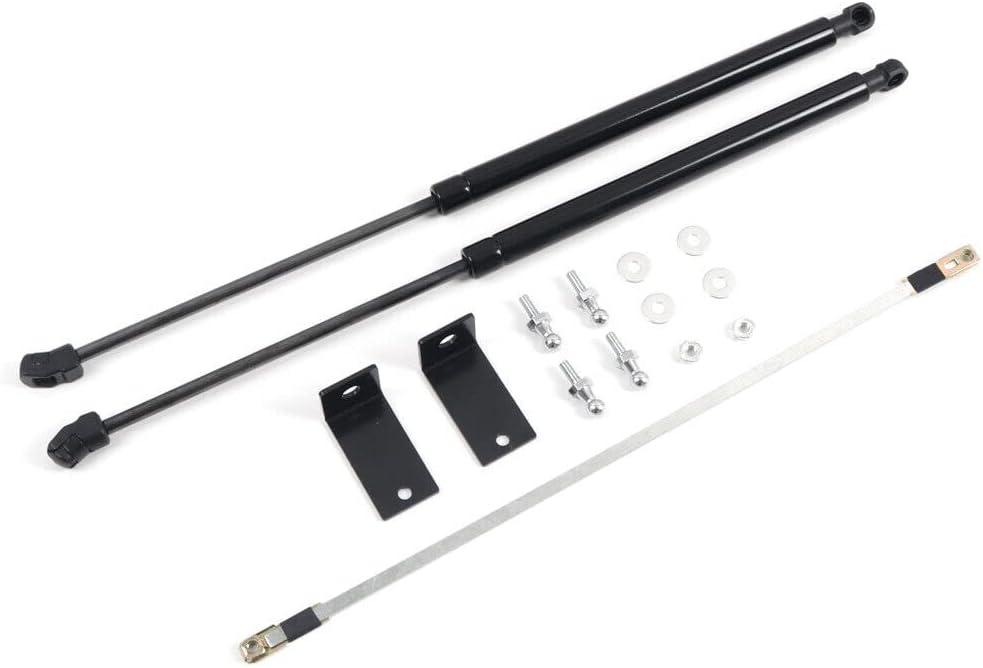 CTH for Ford Explorer 2020-2024 Front Hood Struts Shock Dampers Hood Lift Support Hydraulic Jack Lift Spring Support Shock Strut Raise Lift Dampers Car Accessories 1 Set (Left and Right Side)