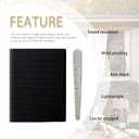 12 PCS Self-Adhesive Door Corner Seals - Exterior Door Frame Seal Foam for Weather Stripping and Draft Protection (White, Black)