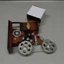 POPGIFTS Movie Projector Music Box, Mini Antique Vintage Music Box Plays Tune for Elise Movie Theater Hollywood Theme for Cinema Time Party Home Decor