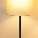 【Upgraded】Set of 1 Touch Beige Table Lamps with 2 USB Ports & AC Outlet, 3Way Dimmable Bedside Nightstand Lamps for Living Room Nursery Office Bedroom, 800 Lumens 2700K Warm Bulbs Included