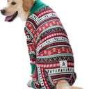 Christmas Dog Recovery Suit for Dogs After Surgery Anti Shedding Suit,Large Dog Bodysuit After Surgery Wear,for Female Male Abdominal Wounds Spay or Skin Diseases (32 (Chest 32.28 in | Backlength 22.05 in))