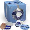 2 x The Dreidel Company 10 Mesh Bags Original Hanukkah Chocolate Gelt Blue & Silver Coins in Mesh Bags, Made with Premium Belgian Milk Chocolate, Gluten Free, Non-GMO, Kosher Certified Dairy (EXP 08/21/28)