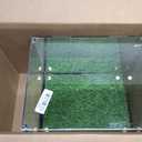 Golf Ball Display Case Stand with Turf Base, for Balls From Hole-in-One or Best Score Games with Backing To Hold the Scorecard,  11×15" 