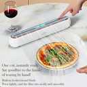 EasyCutter- The Premium Effortless Cling Film Dispenser for Every Kitchen by COZYTO (Amazing Gray)