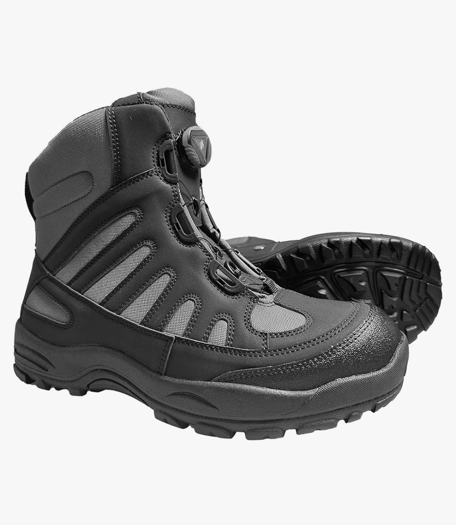 8 Fans Wading Boots for Men&Women Anti-Slip Rubber Sole with Rotating buckle Lacing System for Fishing 14