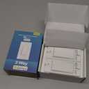 meross 3 Way Smart Switch, Smart Light Switch Supports Apple HomeKit, Siri, Alexa, Google Assistant & SmartThings, 2.4GHz WiFi Light Switch Neutral Wire Required, Remote Control Timer 2 Pack