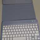 Harvopu Compatible for iPad Air 11-inch/Air 5th 4th Generation Case with Keyboard - Backlit Wireless Detachable, Folio Cover with Pencil Holder for iPad Air 11 Inch M4/M3/M2, Air 5/ Air 4 (Blue)