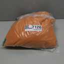 Desert Orange Linen Curtains 102 Inches Long for Living Room Bedroom 2 Panel Back Tab Rod Pocket Semi Sheer Curtain Light Filtering Burlap Extra Long Drapes for Dining Room High Window 52x102