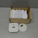AEGISLINK Wireless Interconnected Smoke and Carbon Monoxide Alarm Combo, Battery Powered, Digital Display, 6-Pack