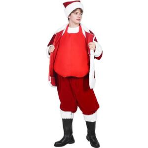 Suroomy Santa Claus Fake Belly Padded Tummy - Men's Unisex Costume Prop for Christmas Halloween Cosplay Accessory Plus Size Stomach