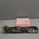 Clip in Hair Extensions, FLUFYMOOZ 4PC 100 Pure Protein Silk Hair Extensions Long Soft Natural Hairpiece 20 Inch Curly Hair Extension for Women (Medium Brown Ash Blonde Highlight)