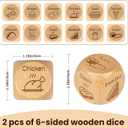 5 x Valentines Day Gifts for Men Women Anniversary Wedding Gifts Christmas Stocking Stuffers for Him Her Date Night Dice Ideas Birthday Engagement Gifts for Boyfriend Girlfriend Husband Wife Groom Bride