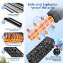 hygger Aquarium Heater, Upgraded Ceramic 50W Small Fish Tank Heater with Digital LED Controller, Fast Heating, Precise Temperature Control, Turtle Tank Heater for Freshwater/Saltwater