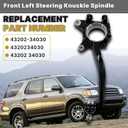 43202-34030 Front Left Steering Knuckle Spindle Sub-Assembly Driver Side
