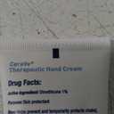 CeraVe Therapeutic Hand Cream for Dry Cracked Hands With Hyaluronic Acid and Niacinamide, Fragrance Free 3 Ounce