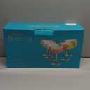 Vintage Ribbed Coupe Glasses Set of 6-11oz Clear 100% Crystal Martini Glasses Elegant Cocktail Glasses, Transparent Glassware for Champagne, Margaritas, Espresso with a Rose Ice Mold