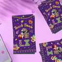 100 Pcs Mardi Gras Napkins, Touchdown LX Football Party Napkins, Purple Gold Mask Beads Table Decor for Game Day, Fat Tuesday Celebration Supplies