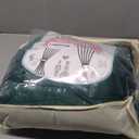 20ft15ft Forest Green Backdrop Curtain for Wedding Parties, 4 Panels Wrinkle Free 15 FT Long Polyester Photo Backdrop Drapes Back Drop Cloth for Birthday Photography Background