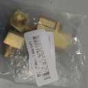 4pcs 3/8 NPT 90 Degree Barstock Street Elbow Brass Fittings, 3/8" NPT Male to 3/8" NPT Female Thread Elbow Forged Brass Pipe Fitting
