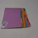 1 Set A-Z Alphabetic and Number Top Label Files, Legal Size, 25 Sheets File Dividers 1/5 Cut Label File Cabinet Dividers Desk Organizer for Office, Home and School (Rainbow)