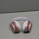 ZIHNIC Bluetooth Headphones Over-Ear, Foldable Wireless and Wired Stereo Headset Micro SD/TF, FM for Cell Phone,PC,Soft Earmuffs &Light Weight for Prolonged Wearing(Rose Gold)