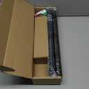 Black Curtain Rods for Windows 18 to 88 inch, 1 Inch Adjustable Curtain Rod, Heavy Duty Window Curtains Rod for Bedroom Living Room, Modern Decorative Drapery Rods Orb Finials