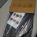 Car Trunk Organizer for SUV Sedan,Extra Large,Premium PU Leather Foldable Cargo Storage Box with Magnetic Lid,Multi-Compartment Collapsible Trunk Organizers (Black)