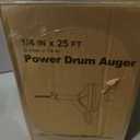 Power drum auger