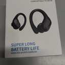 Wireless Earbud, 75H Bluetooth 5.4 Headphones Sport IP7 Waterproof, Running Wireless Earphones with ENC Noise Canceling Mic, 3D Bass Over Ear bud with Earhooks for Android, iOS, Workout, Gym, Rosegold